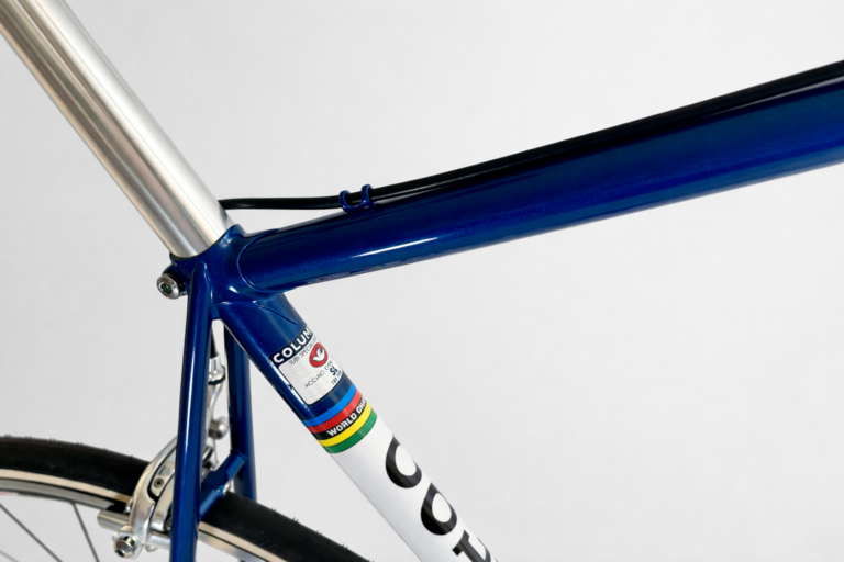 Colnago blau Sattelrohr